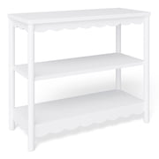 Mainstays Kids Scallop Bookcase, White
