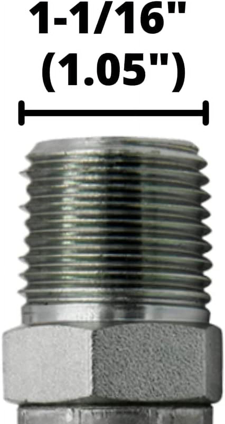 SAE 37 Degree JIC Flare Swivel Fitting/Adapter (3/4" NPTF Male x 3/4" JIC Female)