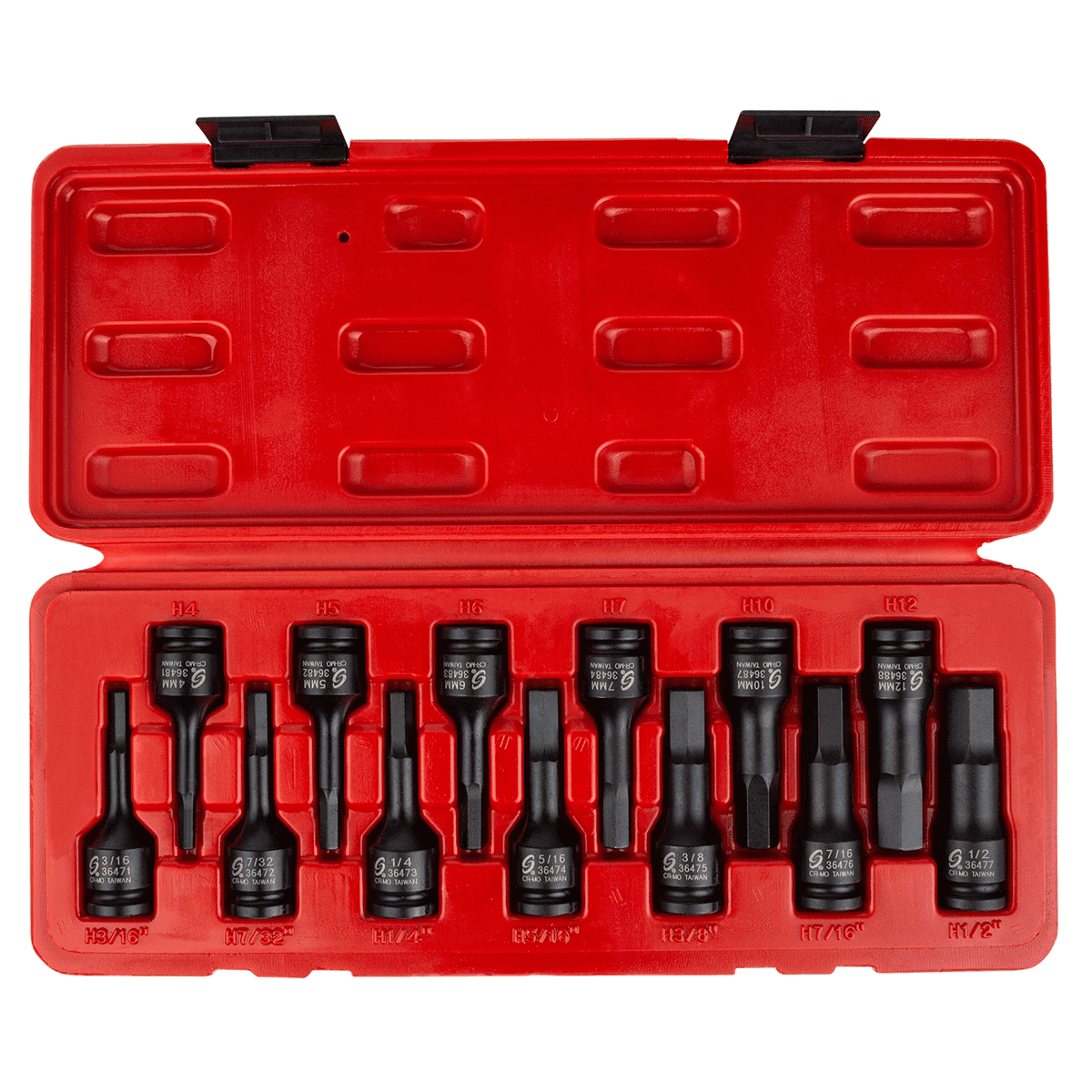 SAE AND METRIC IMPACT HEX DRIVER SET