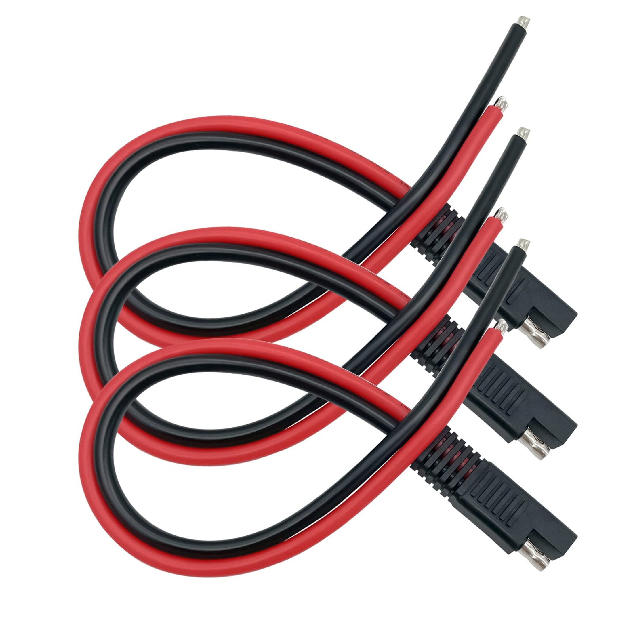 SAE Connector Extension Cable 10AWG for Solar, Motorcycles, and Tractors