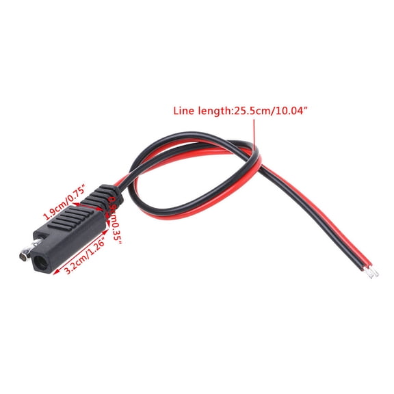 SAE DIY Cable 18AWG for Power Automotive Plug Extension Cord Cable