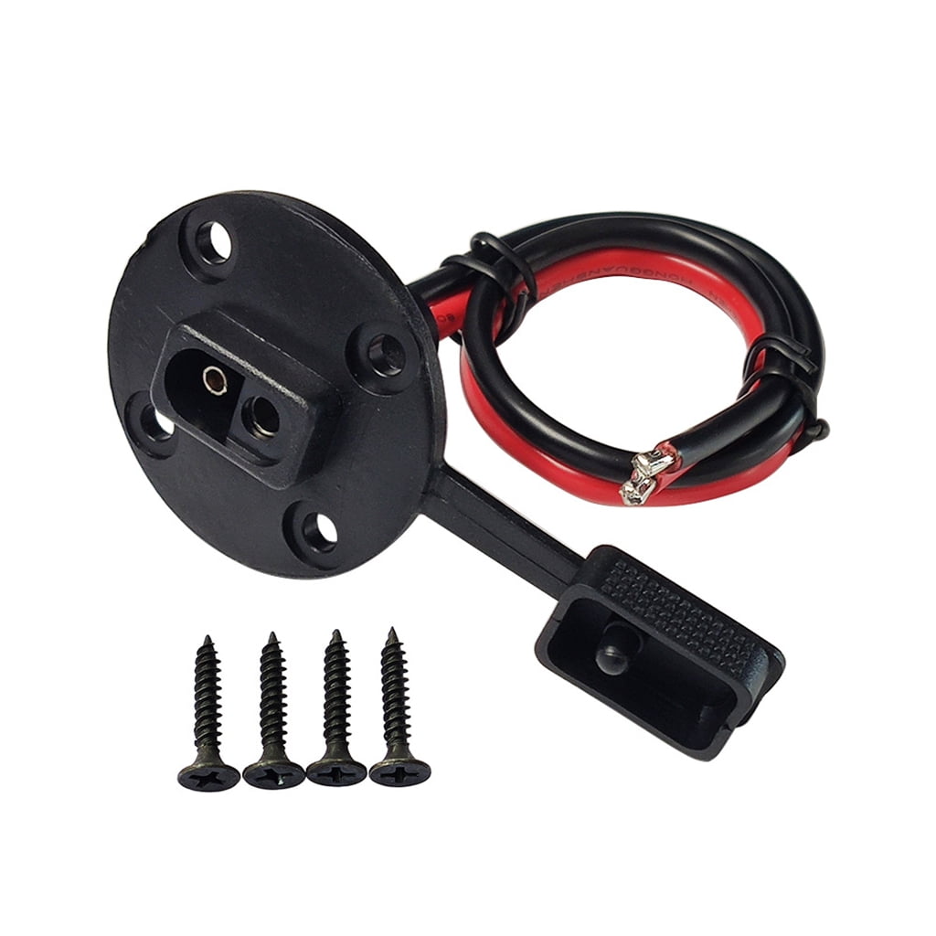 Kosiy/iGreely Kit Connettore SAE A Occhiello – Cavo 10AWG 60cm Con Fusibile 30A, Per Moto Auto
