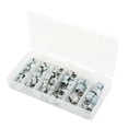 thumbnail image 1 of Speedway Motors SAE Fine Thread Full Locknut Assortment Kit, All-Metal Self-Locking Hex Nuts for Automotive, Racing, and Mechanical Hardware Fasteners, Multi-Size SAE Lock Nut Set, 1 of 2