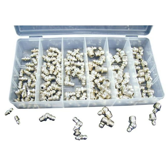 SAE Hydraulic Grease Fitting Assortment - 110 Piece