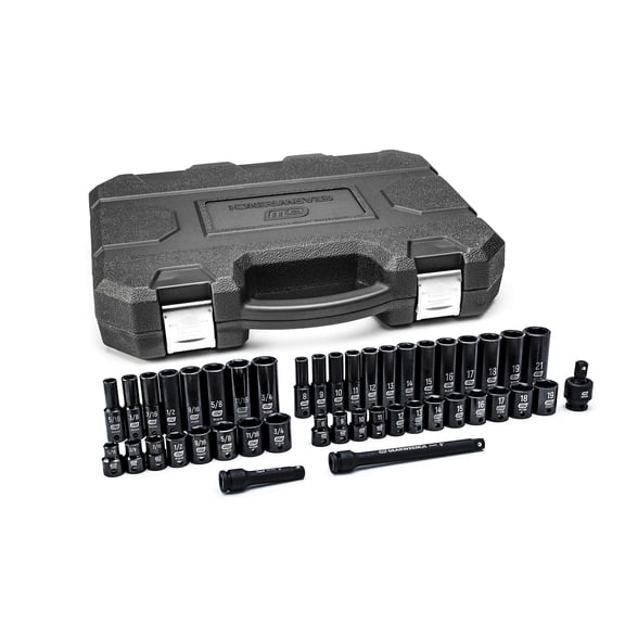 SAE Metric Fastener Drive Bit Black Oxide Impact Socket Durable Off Corner De...