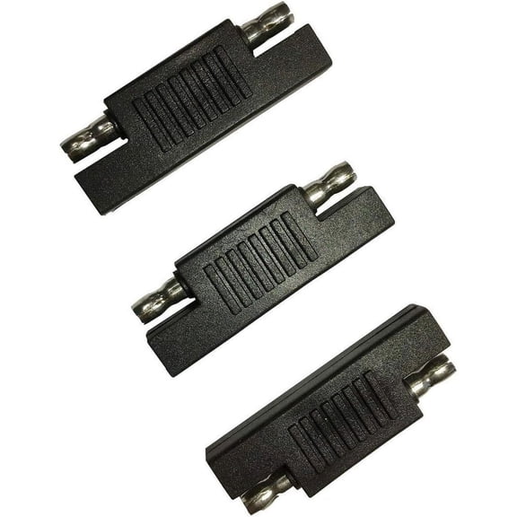 SAE Polarity Reverse Adapter Connectors for SAE to SAE Quick Disconnect Extension Cable, Solar Panel Battery Power Charger and Maintainer-3Pack