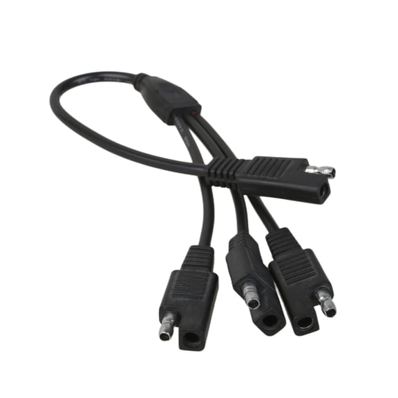 SAE Power Automotive Connectors Cable Y Splitters 1 to 2/3/4 SAE Extension Cable 18AWG for Automotive Camp Trailer