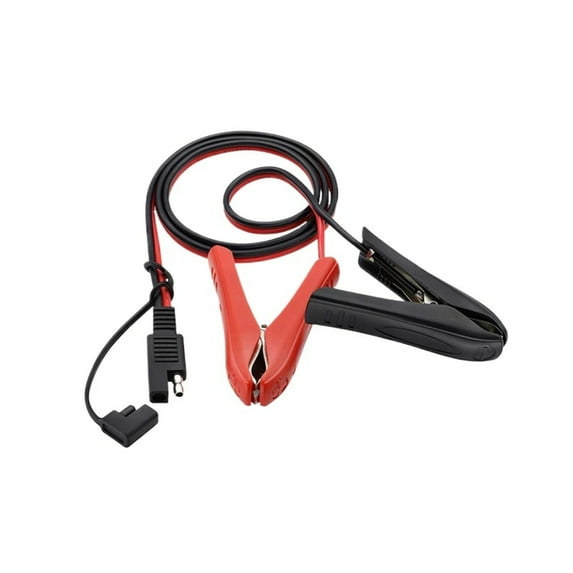 SAE to Alligator Clip Power Cord with Dust Cover Battery Extension Cable Connector Cord