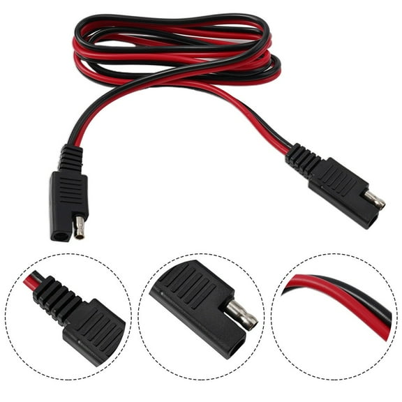 SAE to SAE Connector Extension Cable Car Motorcycle RV Battery Charger
