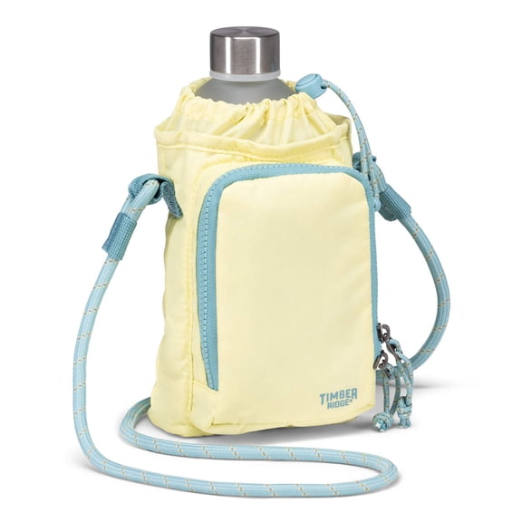 Timber Ridge SAELOâ„¢ 2L Water Bottle Holder Sling Bag, Crossbody Carrier with Zipper Pocket & Card Holders, Desert Oasis