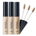 thumbnail image 1 of THE SAEM Cover Perfection Tip Concealer 3 Color Set, Liquid Multi-Use Concealer, Full Coverage Makeup for Acne Dark Spots Dark Circles Hyperpigmentation and Blemishes, 0.2 fl.oz. (#1, 1.5, 2), 1 of 3