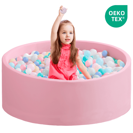 No Pool Foam Ball Pit,Large Foam Kids Ball Pool,Safe and Soft Play for Baby ...