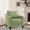 Rophefx 360° Swivel Barrel Chair,Comfy Teddy Accent Chair with Armrest ...