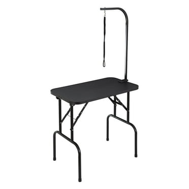 SAEWUD 36"/46" Pet Grooming Table with Clamp & Adjustable Arms, Foldable Design, Height Adjustable Professional Dog Grooming Station