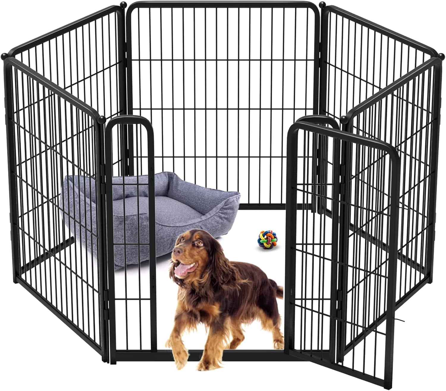 SAEWUD Dog Playpen for Indoor Use - Stress-Free and Safe Play, Heavy ... - Dog Play Pens For Anxious Pets Calm