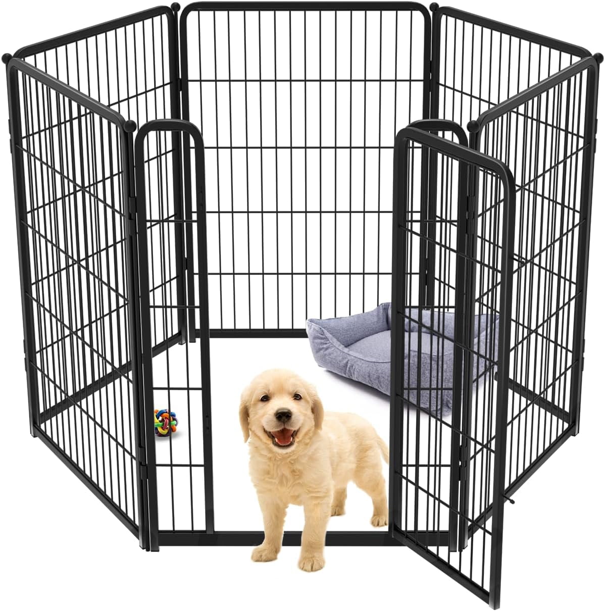 SAEWUD Dog Playpen for Indoor Use - Stress-Free and Safe Play, Heavy ...