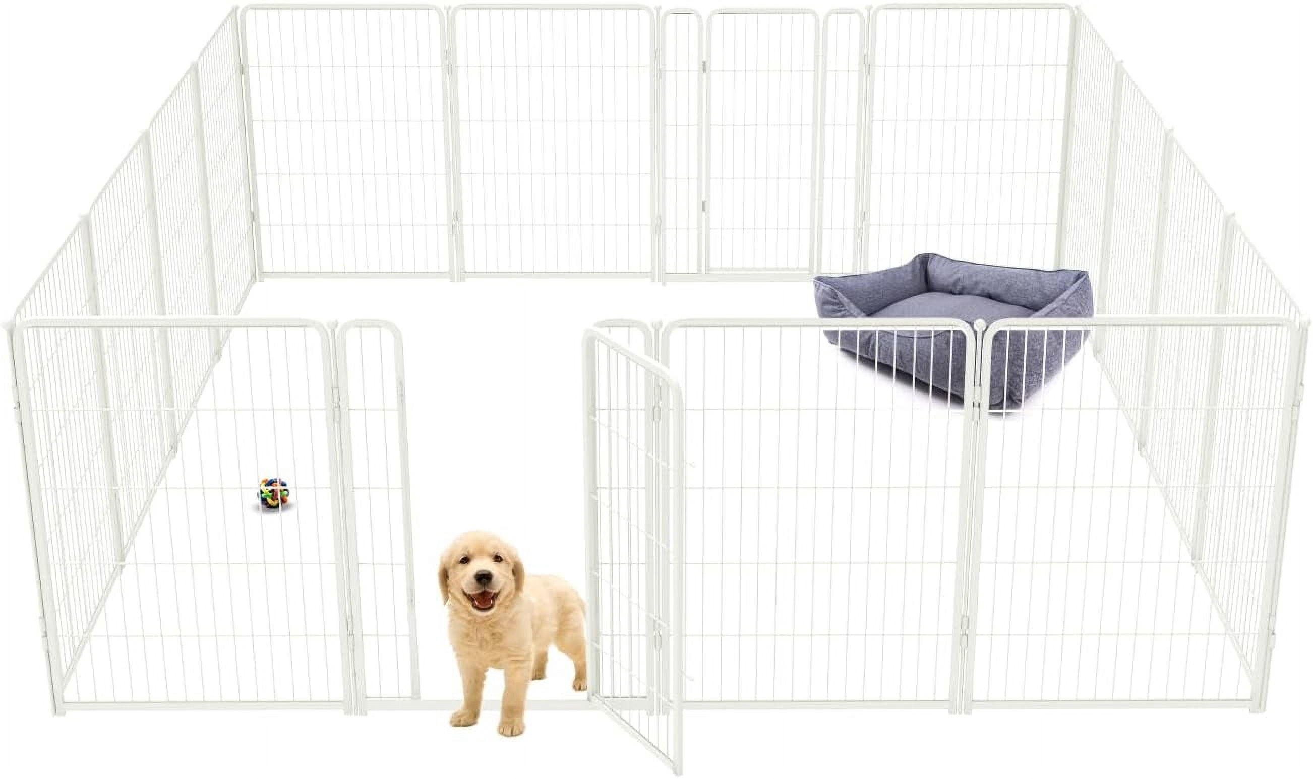 Picture of SAEWUD Dog Playpen for Indoor Use - Stress-Free and Safe Play, Heavy ...
