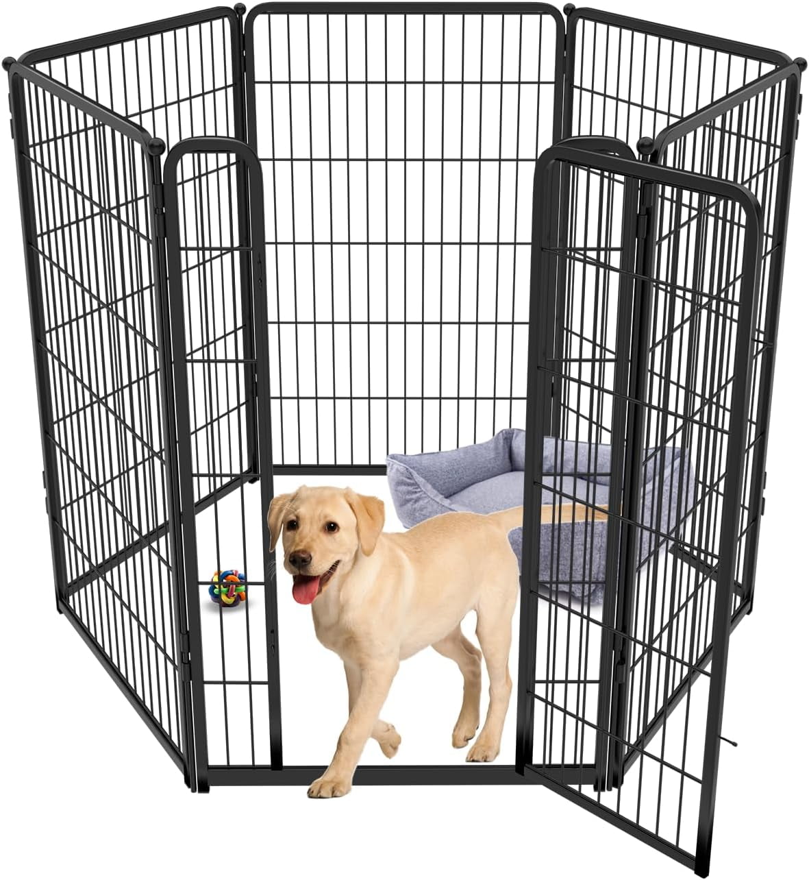 SAEWUD Dog Playpen for Indoor Use - Stress-Free and Safe Play, Heavy ...
