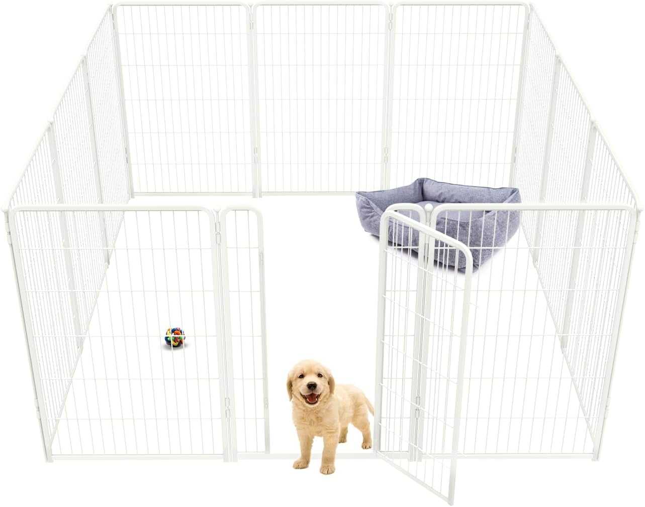SAEWUD Dog Playpen for Indoor Use - Stress-Free and Safe Play, Heavy ... - Dog Play Pens For Anxious Pets Calm