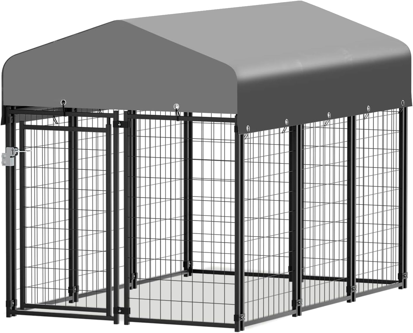 SAEWUD Waterproof Dog Kennel & Crate for Medium/Small Dogs with ...
