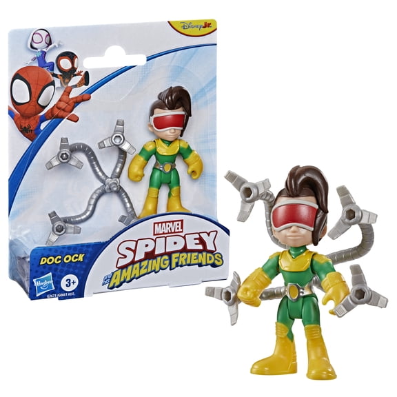 Marvel Spidey and His Amazing Friends Doc Ock Toy, Action Figure with Accessory, Ages 3+