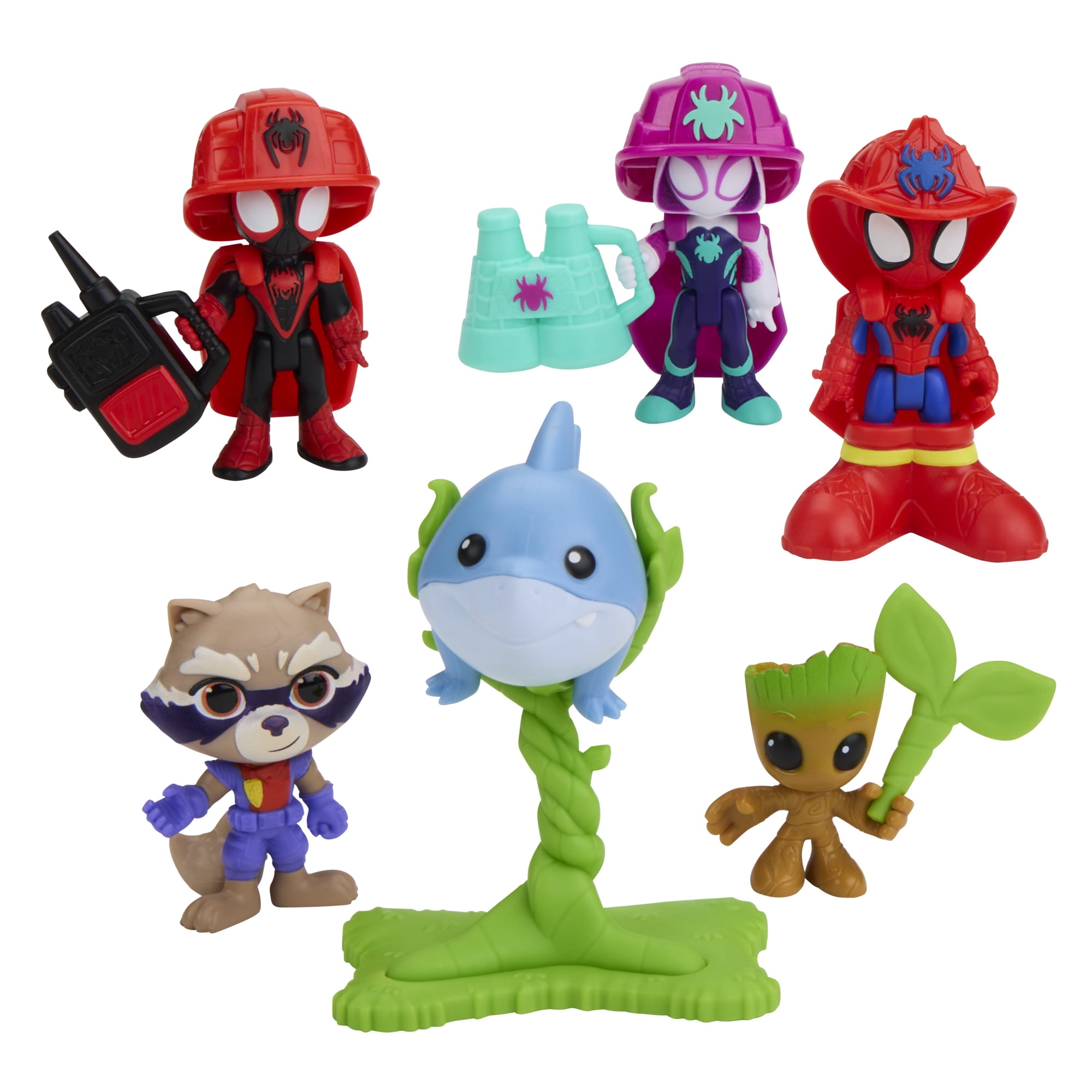 Marvel Spidey and his Amazing Friends Rescue-Webs Rescue Spidey and Crew Action Figures