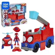 Marvel Spidey and his Amazing Friends Rescue-Webs Firetruck, Ages 3 and up