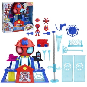 Marvel Spidey and his Amazing Friends Rescue-Webs Web-Quarters Playset for Kids, Ages 3 and Up