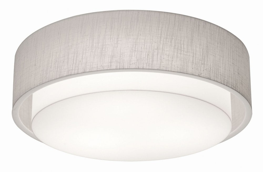 AFX Kayce 12" LED Flush Mount Ceiling Light - Modern White Finish With Adjustable Color Temperature