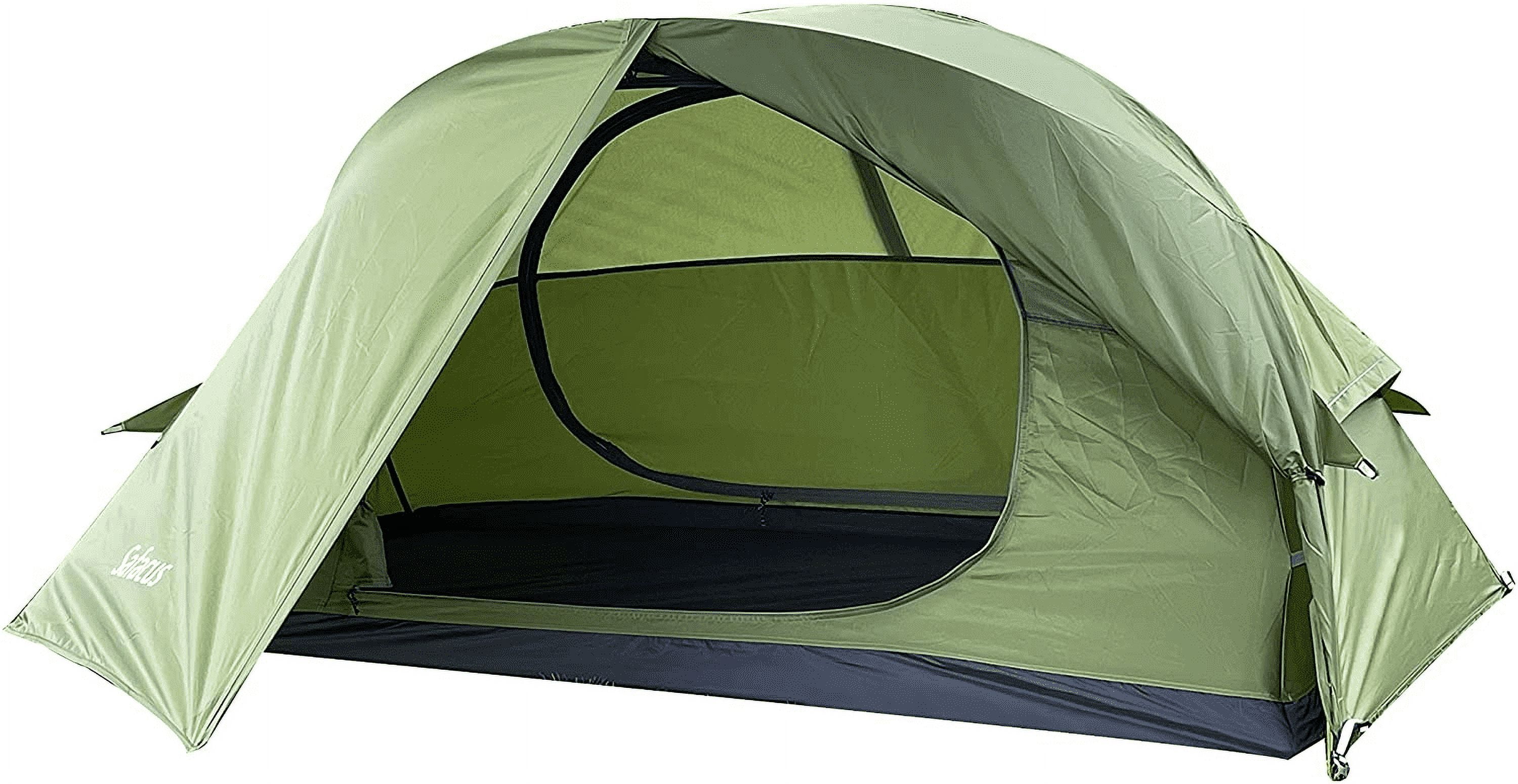 SAFACUS 1 Person Tent for Outdoor Backpacking, Lightweight Double Layer Waterproof 1 Man Tent