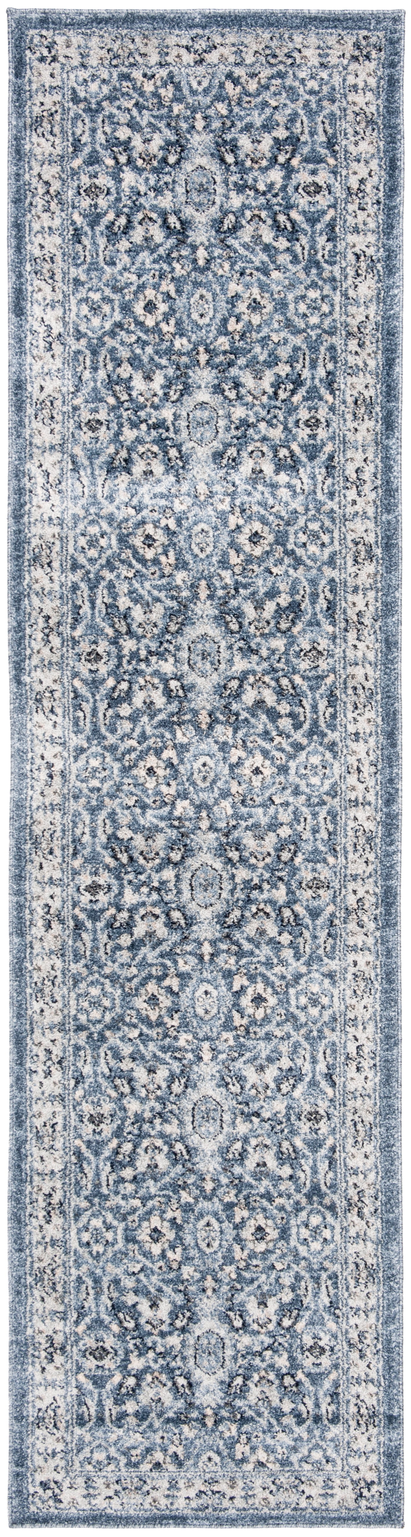 Safavieh Charleston Meridith Oriental Runner Rug, Navy/Crème, 2' x 6'