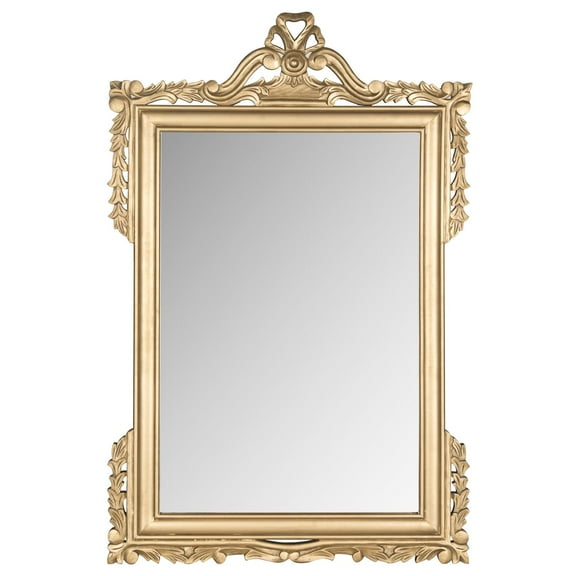 SAFAVIEH 22" x 32" Pedimint Embellished Wall Mirror, Gold