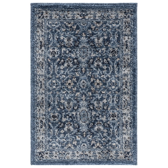 Safavieh Charleston Meridith Oriental Area Rug, Navy/Crème, 2' x 3'