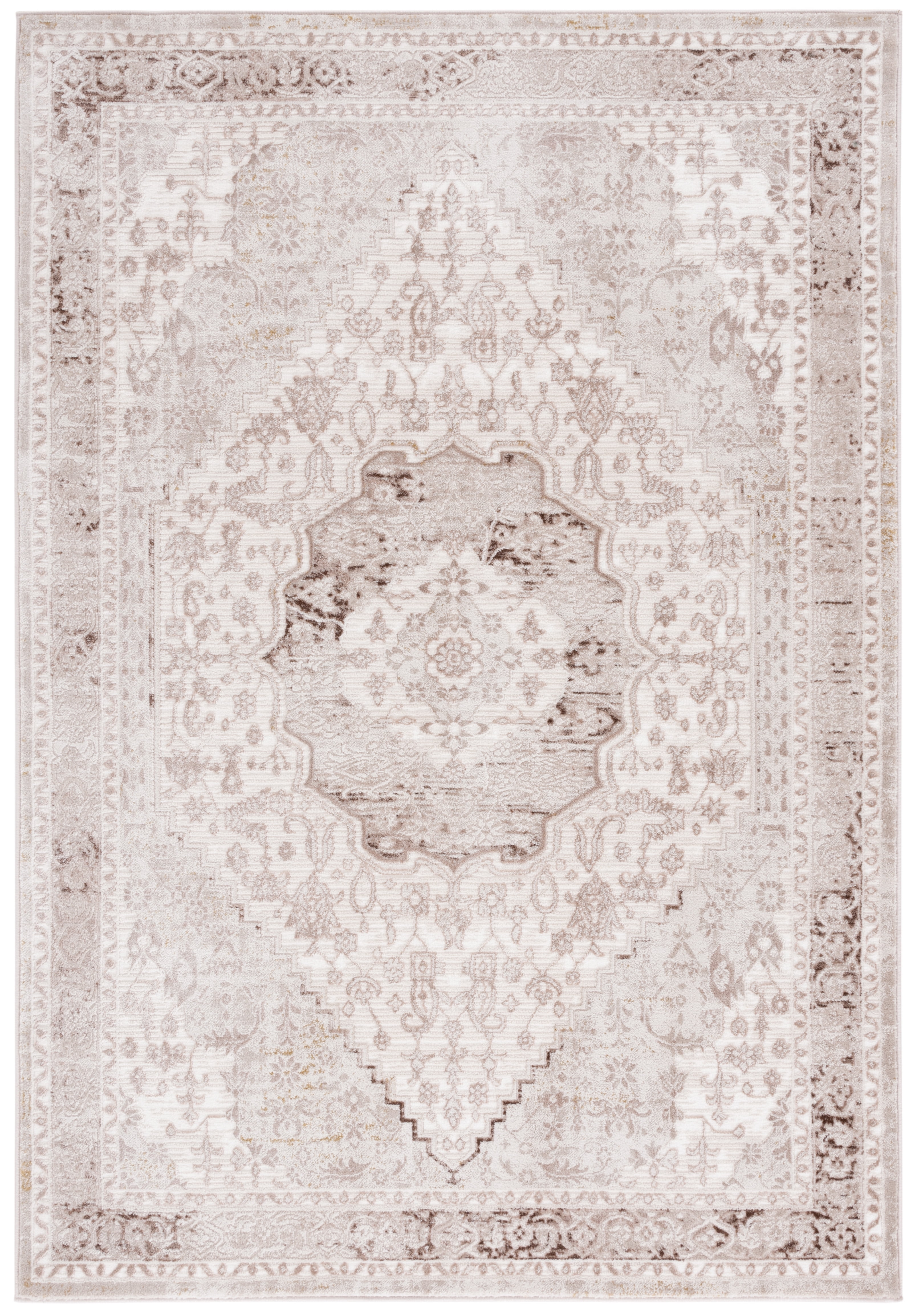 Safavieh Prestige Arielle Oriental Area Rug, Ivory/Beige, 2' x 3'