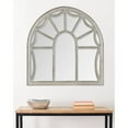 thumbnail image 1 of SAFAVIEH 30" x 31" Palladian Geometric Arch Mirror, Grey, 1 of 3