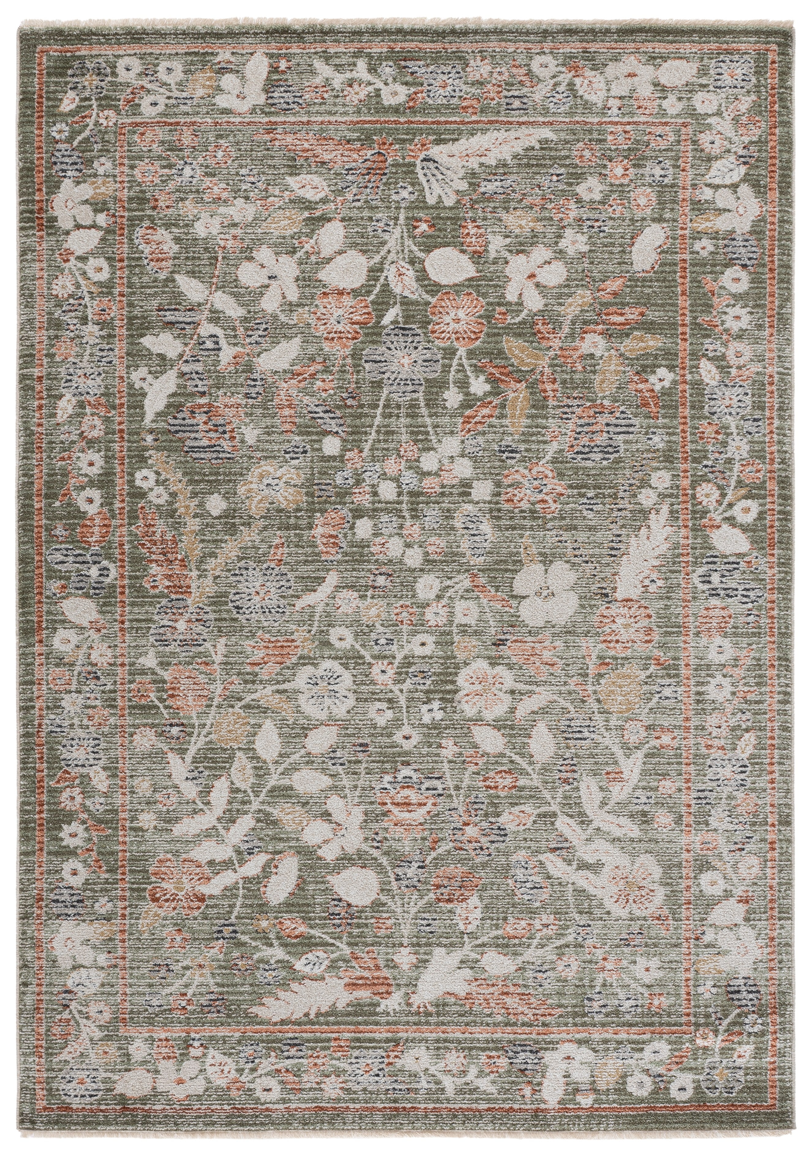 Safavieh Grove Petrina Oriental Area Rug, Green/Ivory, 5'3" x 7'6"