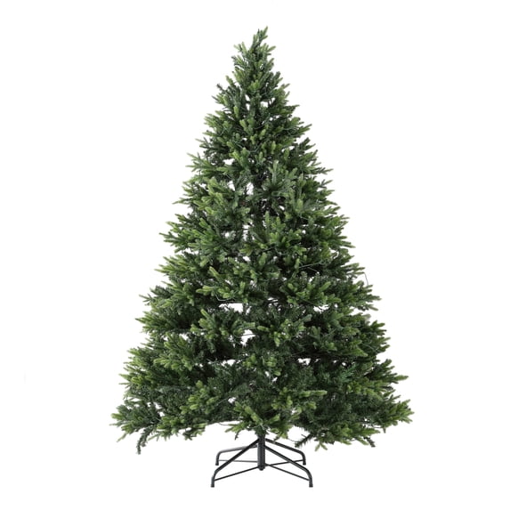 SAFAVIEH 7.5 Ft Pre-Lit Fully Decorated Artificial Christmas Tree, Green