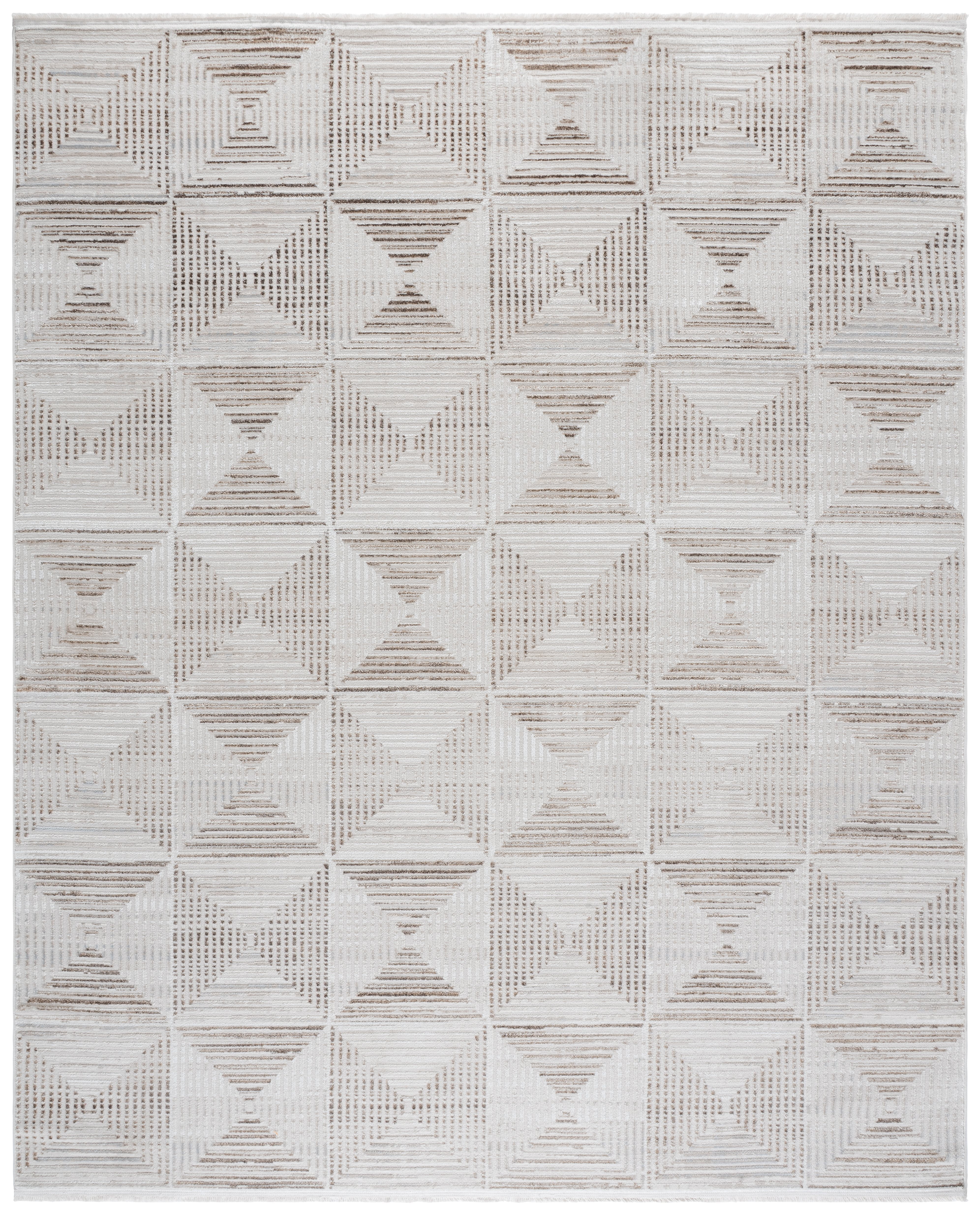 Safavieh Whisper Darrell Geometric Area Rug, Beige/Ivory, 8' x 10'
