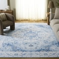 thumbnail image 1 of SAFAVIEH Arizona Thames Oriental Machine Washable Area Rug, Light Blue/Blue, 8' x 10', 1 of 12
