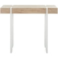 thumbnail image 1 of SAFAVIEH Aberton Modern Wood Console Table, Natural/White, 1 of 9
