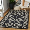 thumbnail image 1 of Safavieh Abstract Adolf Geometric Wool Area Rug, Black/Ivory, 6' x 6' Square, 1 of 11