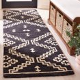 thumbnail image 1 of Safavieh Abstract Adolf Geometric Wool Runner Rug, Black/Ivory, 2'3" x 8', 1 of 11