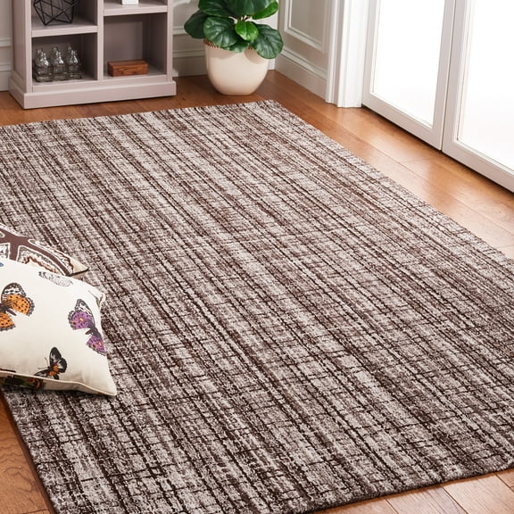 SAFAVIEH Abstract Aifric Trellis Area Rug, Brown/Gray, 4' x 6'