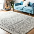 thumbnail image 1 of SAFAVIEH Abstract Alastar Geometric Wool Area Rug, Ivory/Black, 8' x 10', 1 of 10