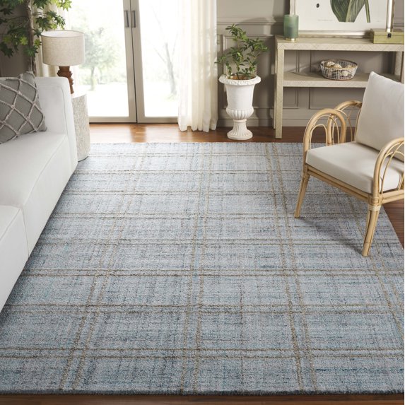 SAFAVIEH Abstract Alayna Texture Area Rug, Blue/Gray, 8' x 10'