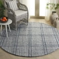 thumbnail image 1 of SAFAVIEH Abstract Alayna Texture Area Rug, Dark Gray, 6' x 6' Round, 1 of 10