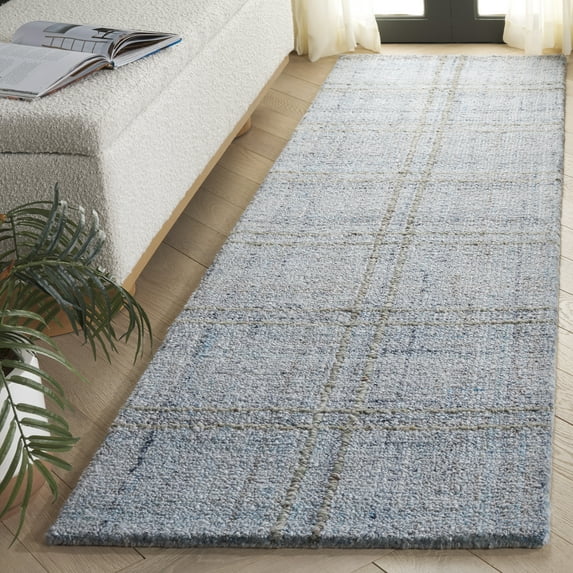 SAFAVIEH Abstract Alayna Texture Runner Rug, Blue/Gray, 2'3" x 8'