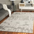 thumbnail image 1 of SAFAVIEH Abstract Alton Geometric Area Rug, Ivory/Dark Gray, 4' x 6', 1 of 11