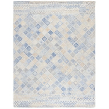 SAFAVIEH Abstract Andrea Trellis Area Rug, Blue/Grey, 8' x 10'