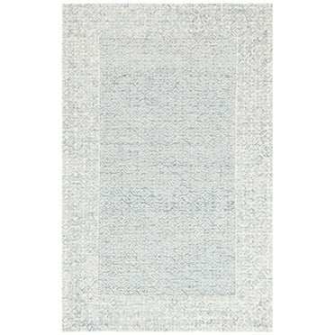 SAFAVIEH Abstract Annandale Geometric Area Rug, Blue/Ivory, 3' x 5'
